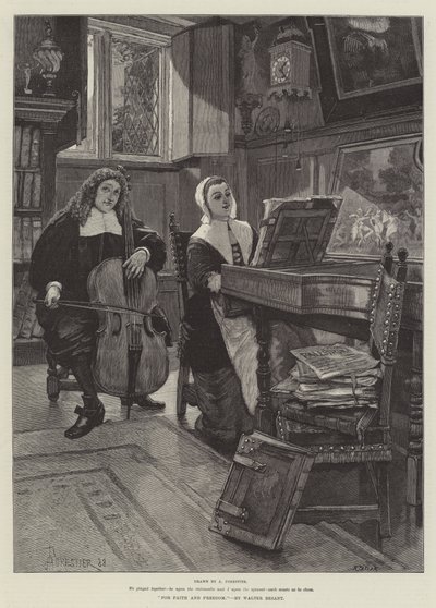 Voor Geloof en Vrijheid, door Walter Besant door Amedee Forestier